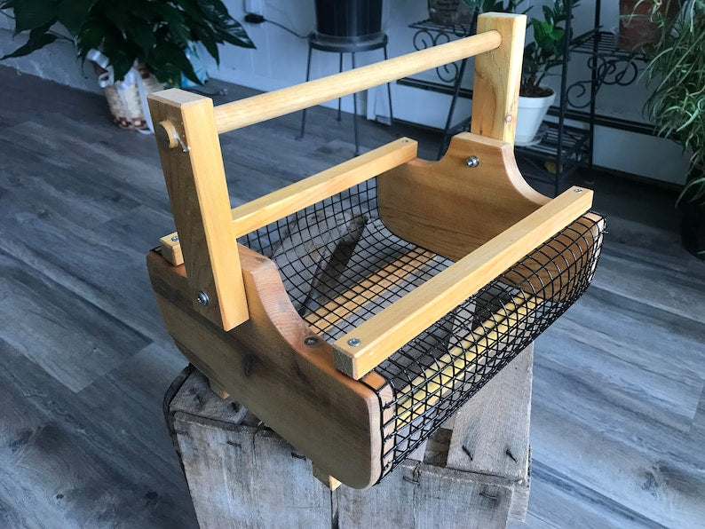 Small Light Weight Cedar Garden Basket